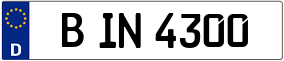 Truck License Plate